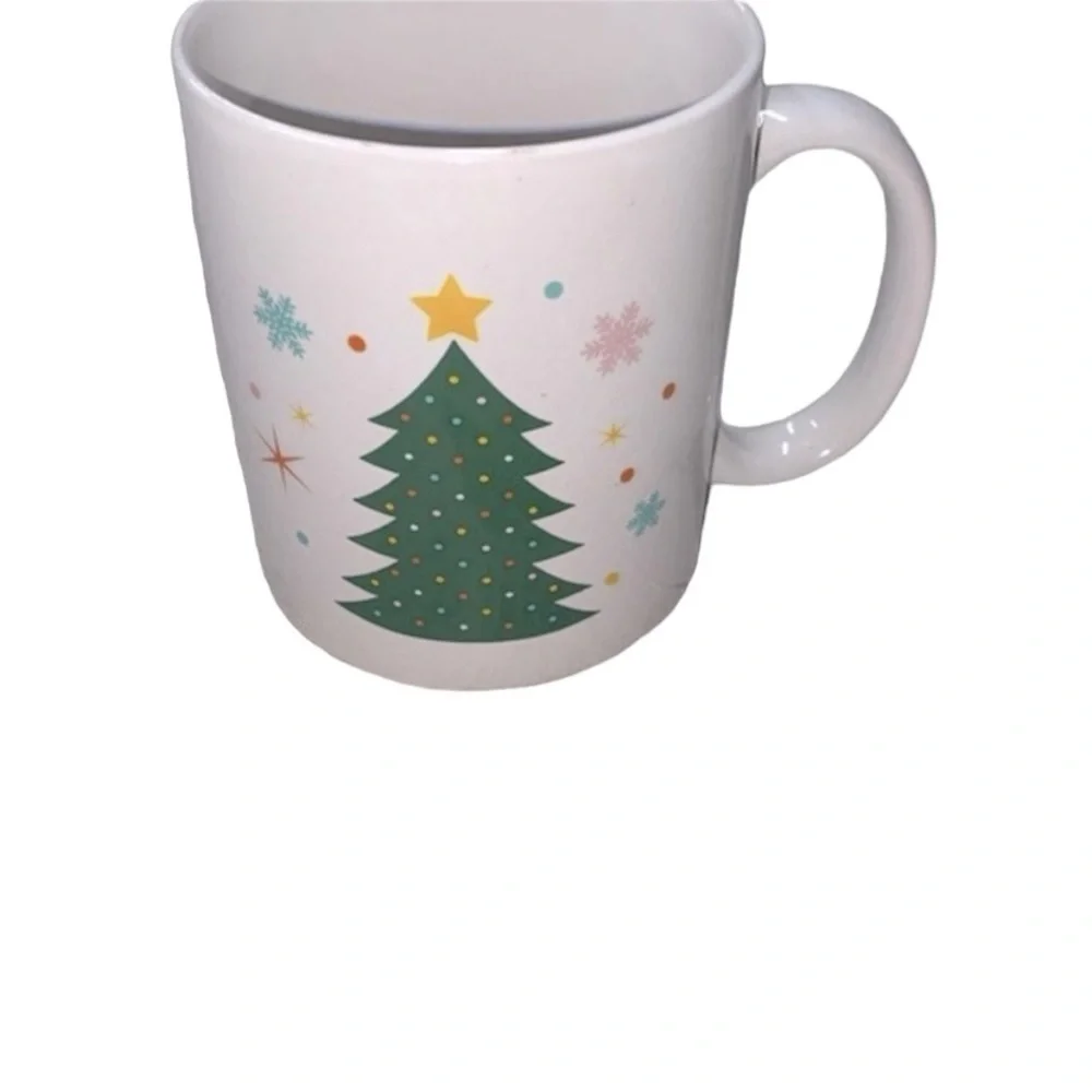 Vintage Christmas tree coffee/tea ceramic mug